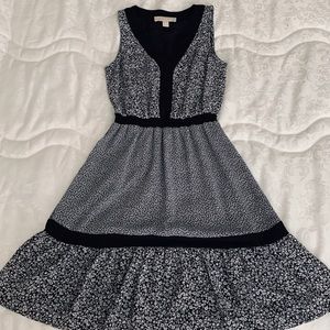 Michael Kors floral v-neck dress